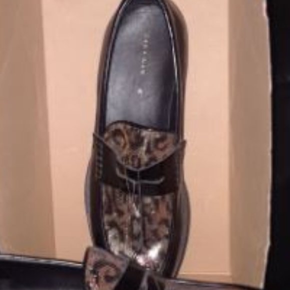 Men Shoes Unique Gold Top Slip On Size 10 US /43 E main image 7